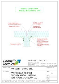 Profilo di finitura angoli interni verticali ed orizzontali
